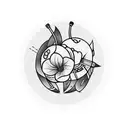 Cherry tattoo design idea