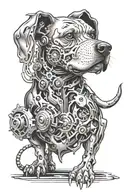 dog tattoo design idea