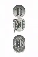 lettering tattoo design idea