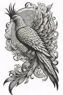 phoenix tattoo design idea