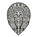 bicep tattoo design idea