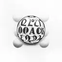 8 Ball tattoo design idea