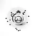 8 Ball tattoo design idea