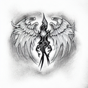 Phoenix tattoo design idea