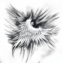Phoenix tattoo design idea
