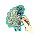 Peacock tattoo design idea