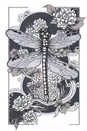 dragonfly tattoo design idea