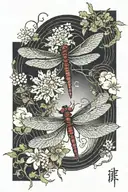 dragonfly tattoo design idea