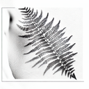 Fern Tree tattoo design idea