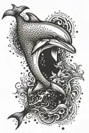 dolphin tattoo design idea