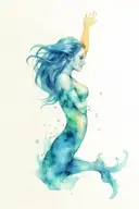 aquarius tattoo design idea