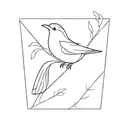 bird tattoo design idea