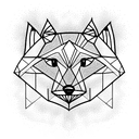 Fox tattoo design idea