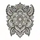 henna tattoo design idea