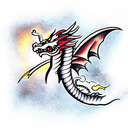 Dragon tattoo design idea