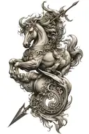 sagittarius tattoo design idea