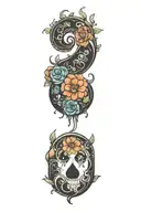 semicolon tattoo design idea