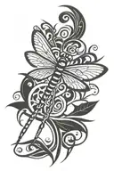 dragonfly tattoo design idea