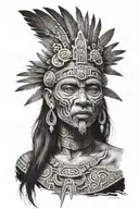 aztec tattoo design idea