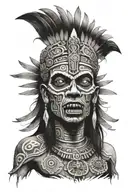 aztec tattoo design idea