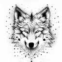 Wolf tattoo design idea