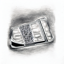 Harmonica tattoo design idea