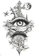 christian tattoo design idea