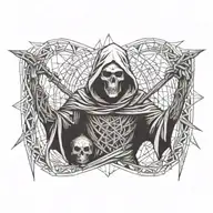 grim-reaper tattoo design idea