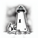 Lighthouse tattoo design idea