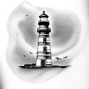 Lighthouse tattoo design idea