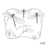 dragonfly tattoo design idea