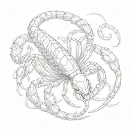 scorpion tattoo design idea