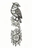 bird tattoo design idea