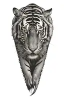 tiger tattoo design idea