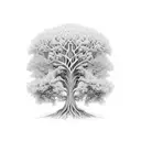 Tree tattoo design idea