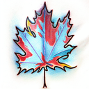 Maple Leaf tattoo design idea