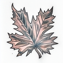 Maple Leaf tattoo design idea
