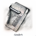 Harmonica tattoo design idea