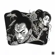 asian tattoo design idea