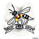 Bee tattoo design idea