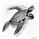 Turtle tattoo design idea