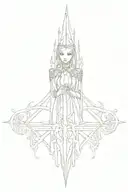 gothic tattoo design idea