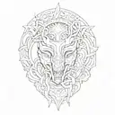 blackout tattoo design idea