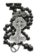 rosary tattoo design idea