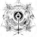 Ankh Symbol tattoo design idea