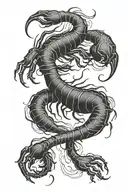 scorpio tattoo design idea