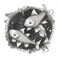 koi-fish tattoo design idea