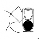 Hourglass tattoo design idea