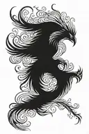 phoenix tattoo design idea