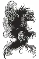phoenix tattoo design idea